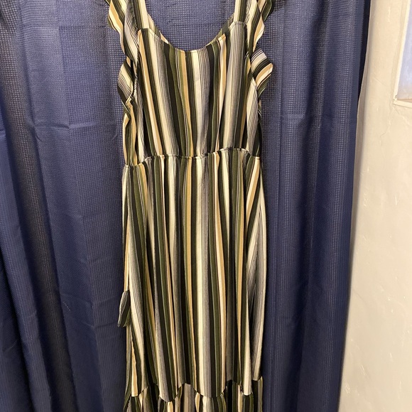 Striped Ruffle Dress - Picture 7 of 7